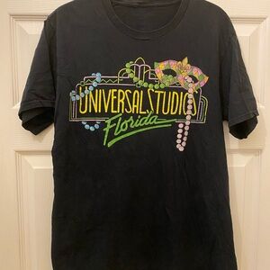 Universal Studios Florida Black T-Shirt Size Medium